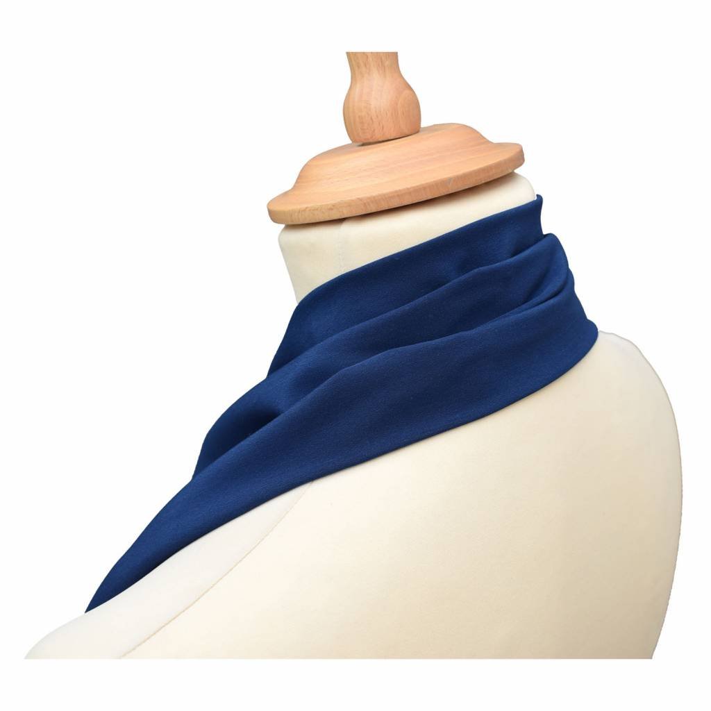 Bibetta Cross Scarf Care Design Navy side