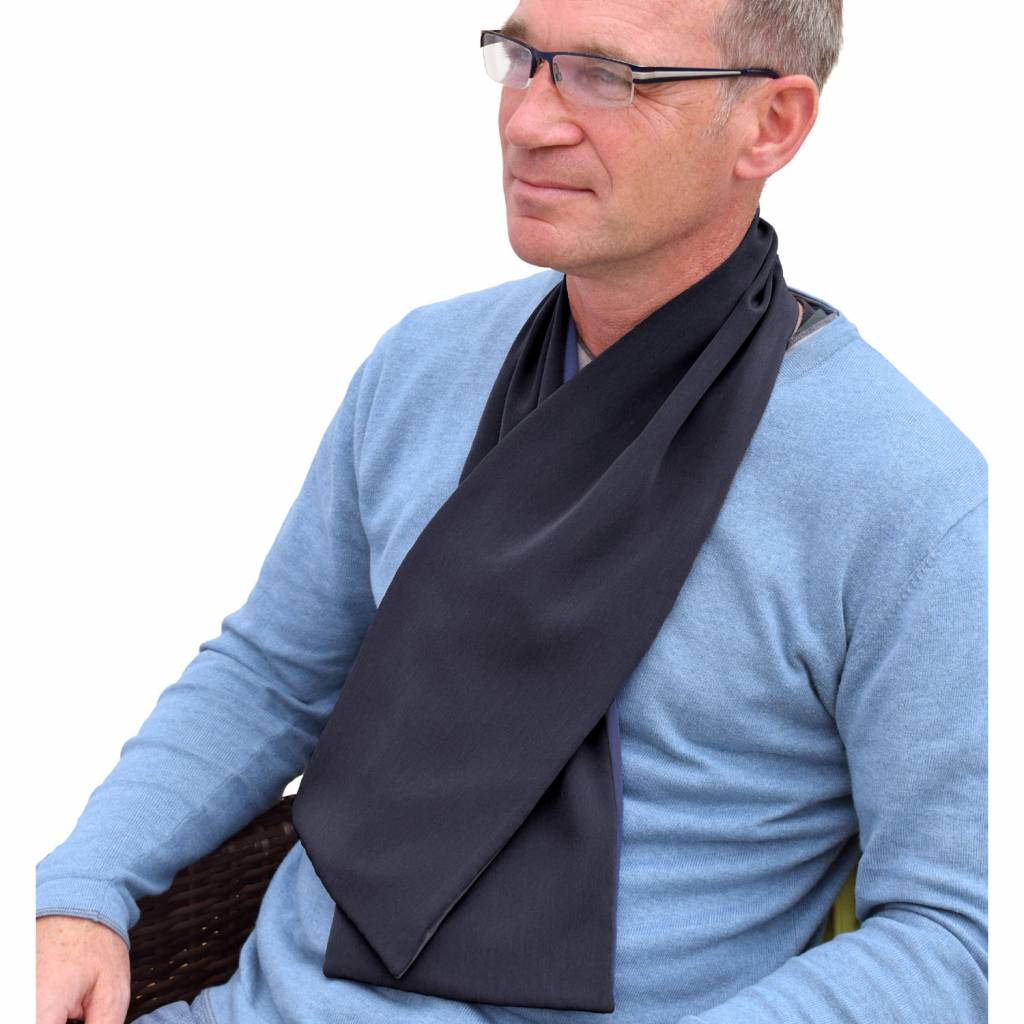 Bibetta Cross Scarf Care Design Zwart heren