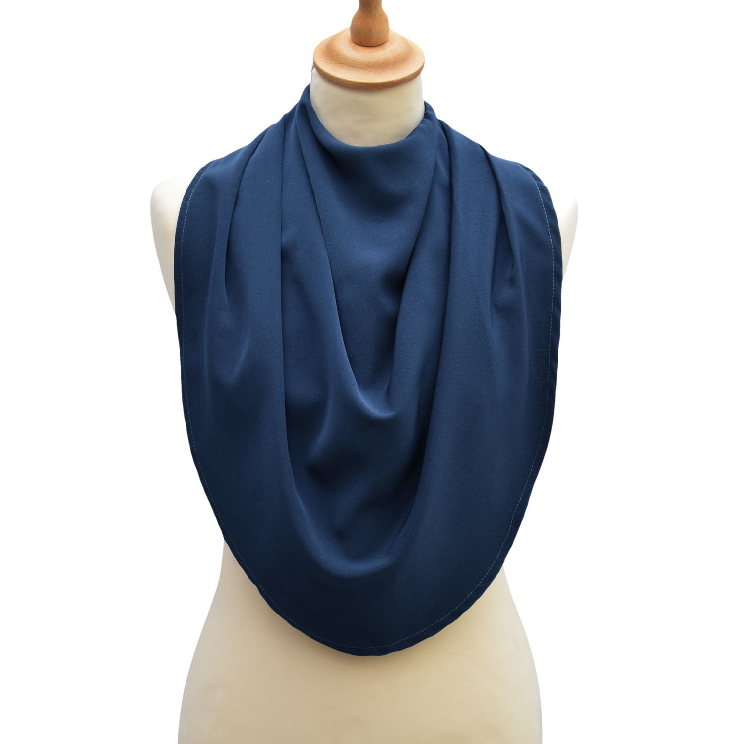 Bibetta Pashmina Sjaal Slab Care Designs Navy front