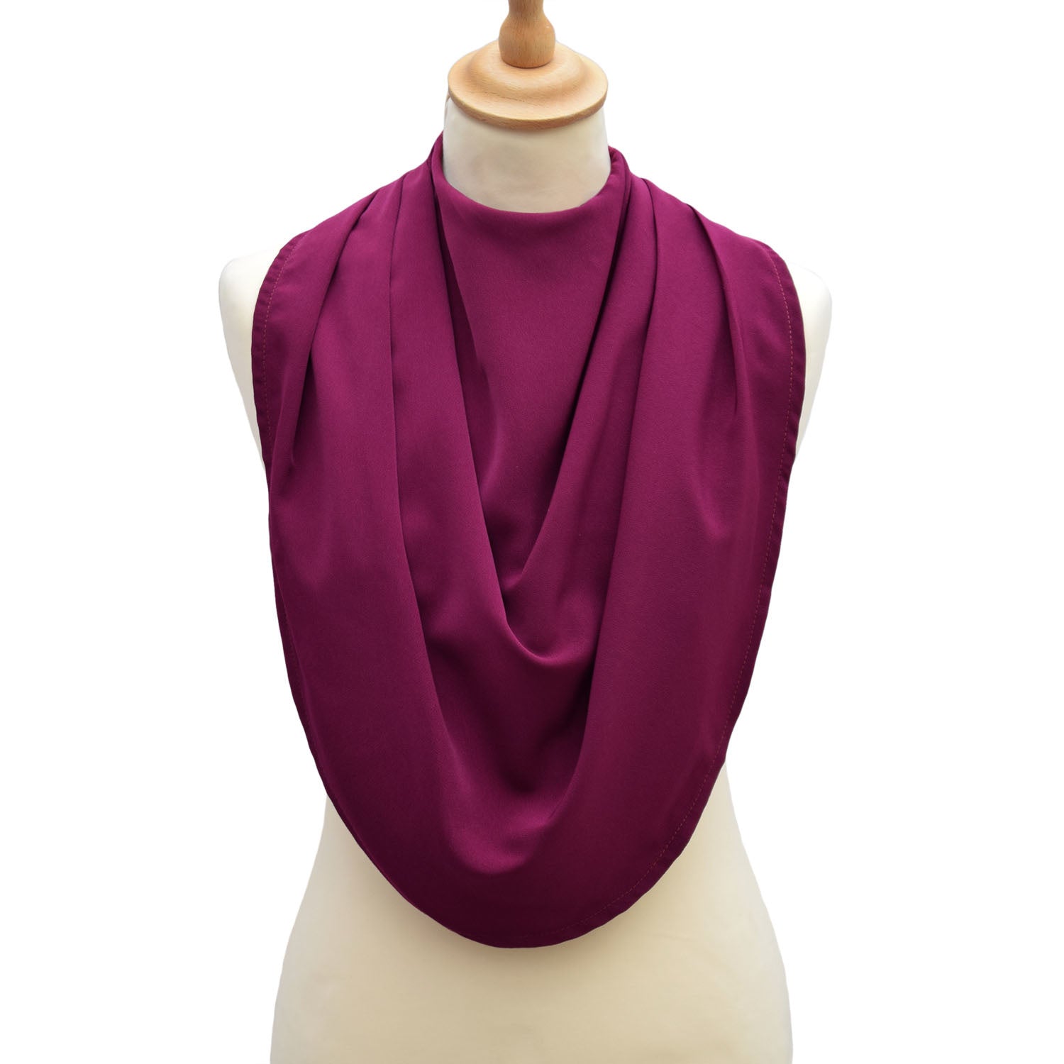 Bibetta Pashmina Sjaal Slab Care Designs Wijnrood front