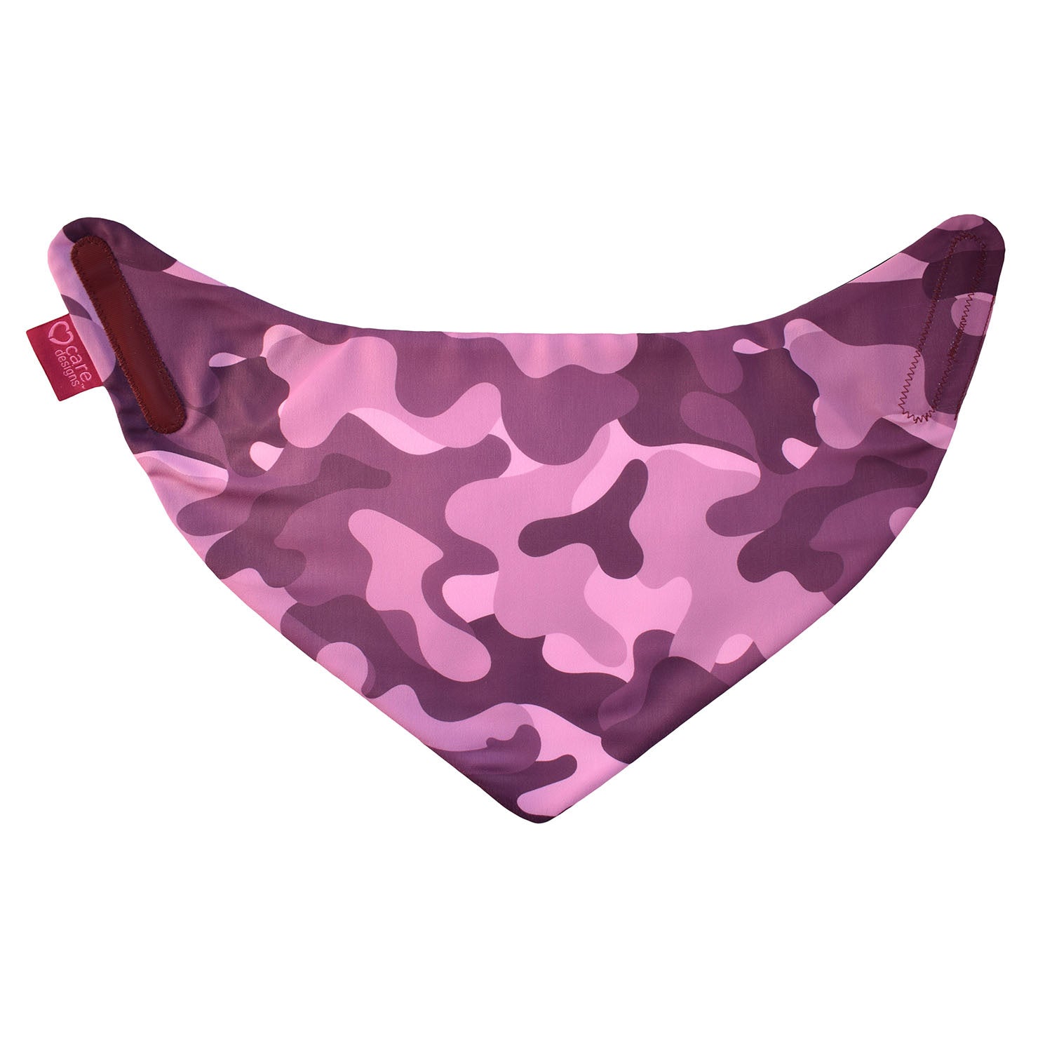 Care Designs- Junior Camo Neckerchief Bib- PINK 0889 72dpi