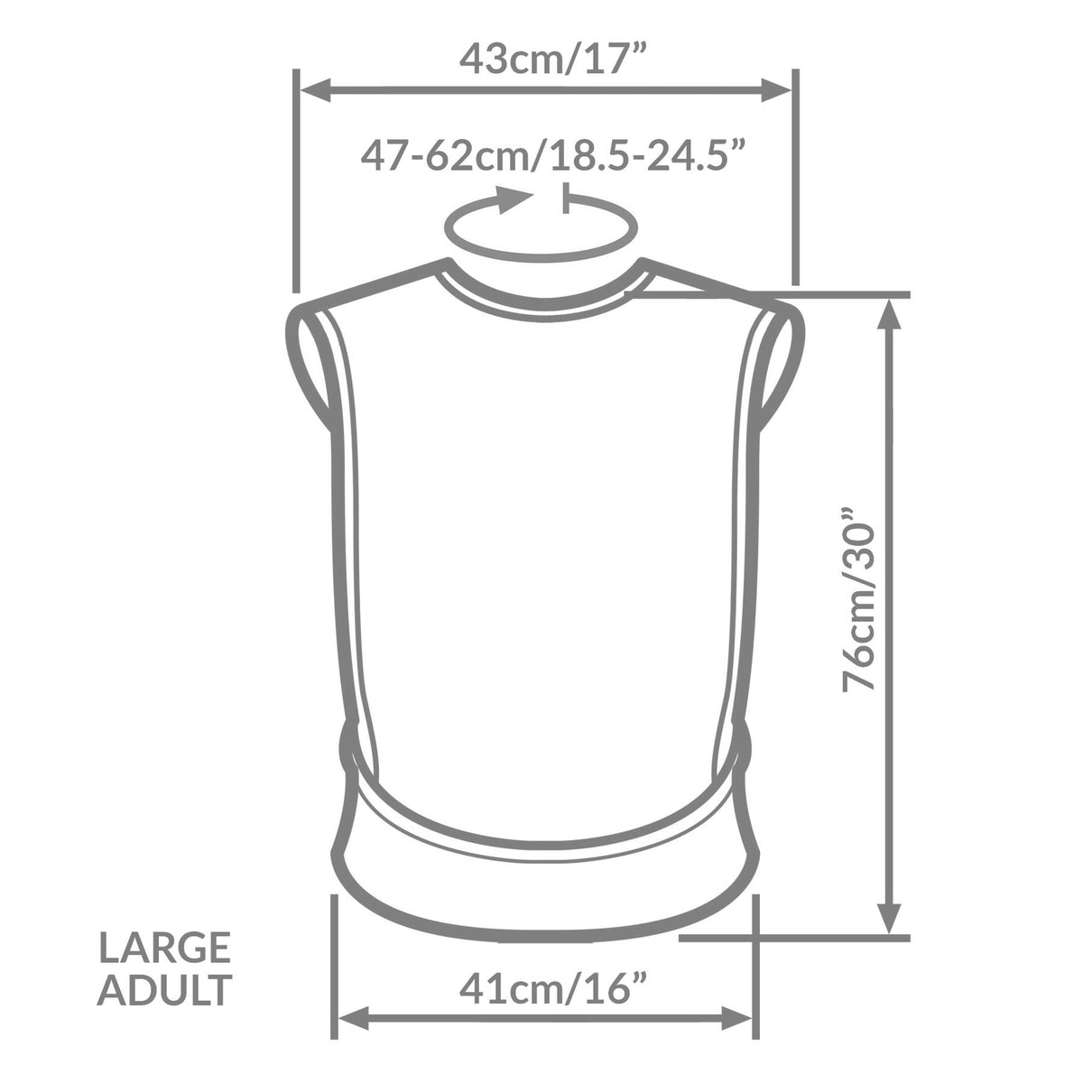 Wasserdichtes Lätzchen, das Bibetta Tabard Slab Large Navy Pro80