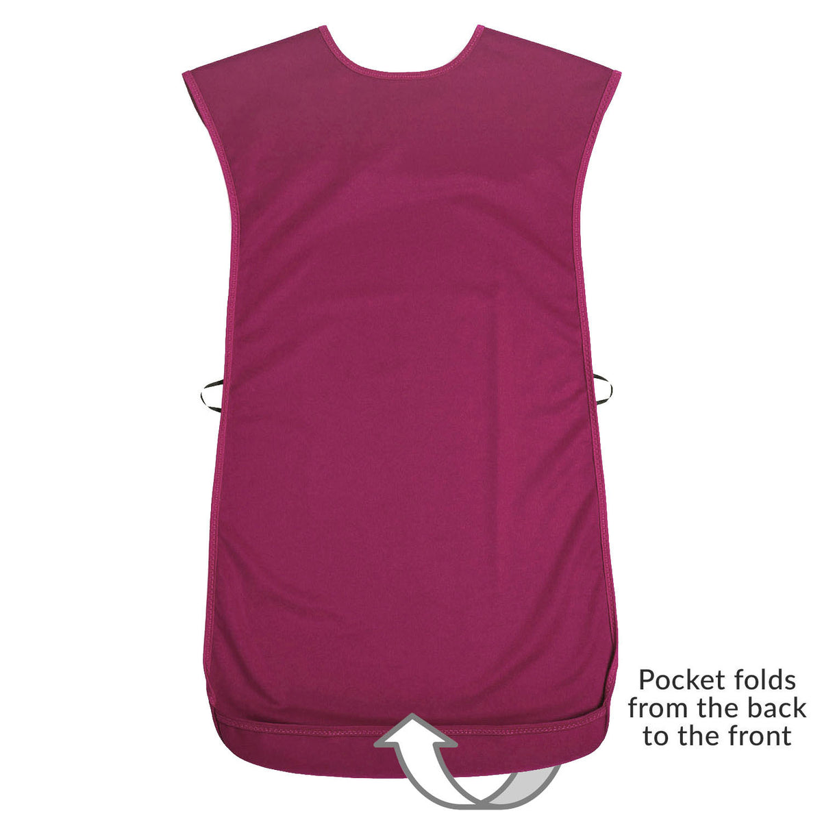 Wasserdichte Latzhose, die Bibetta Tabard Slab Large Wine Red Pro80