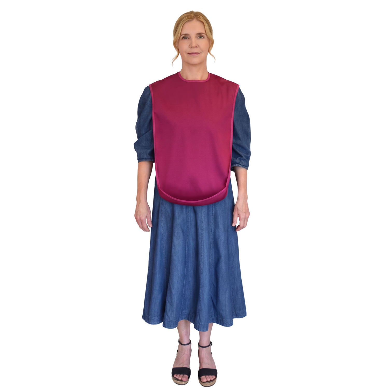 Bibetta Tabard Slab Medium Wijnrood Pro80