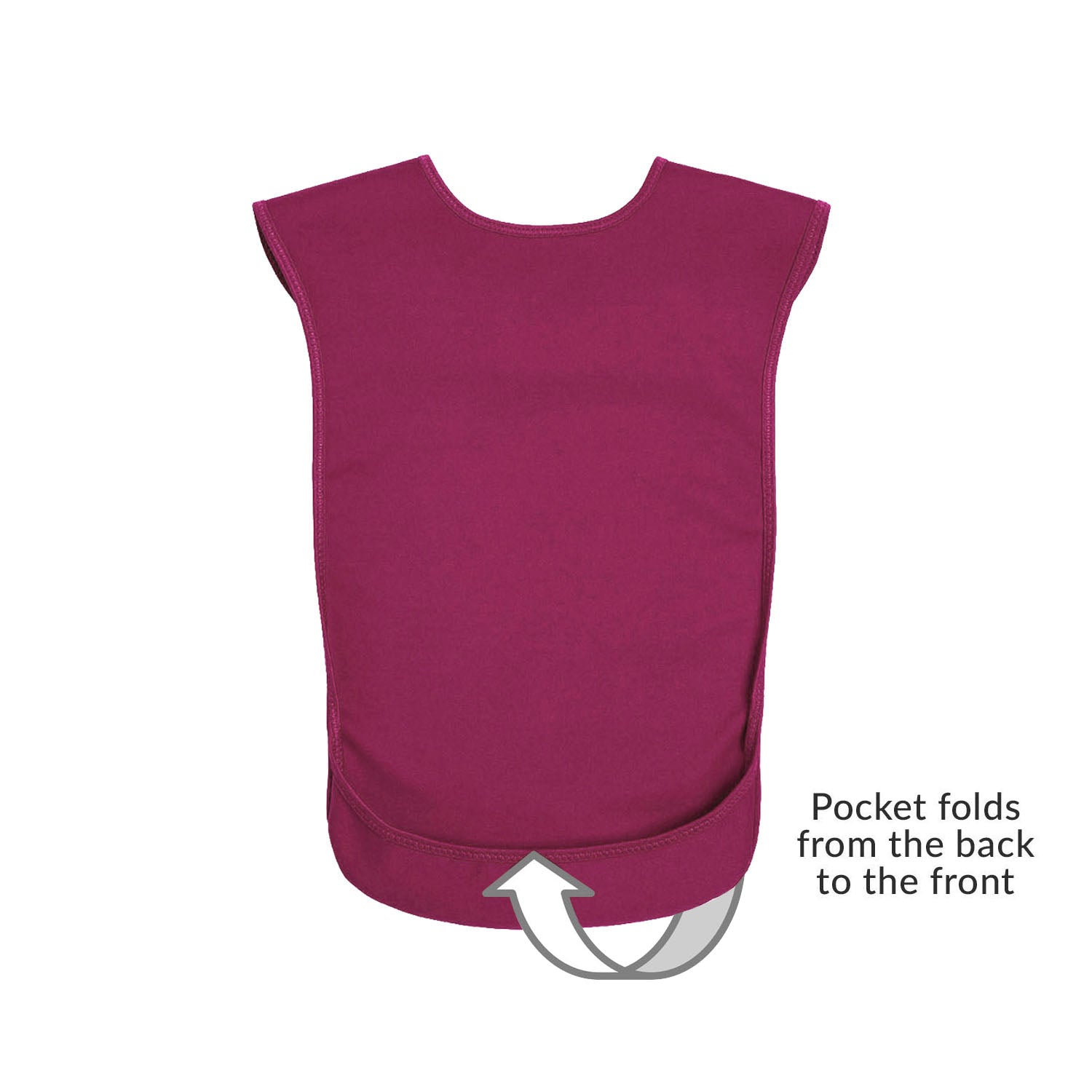 Bibetta Tabard Slab Medium Wijnrood Pro80