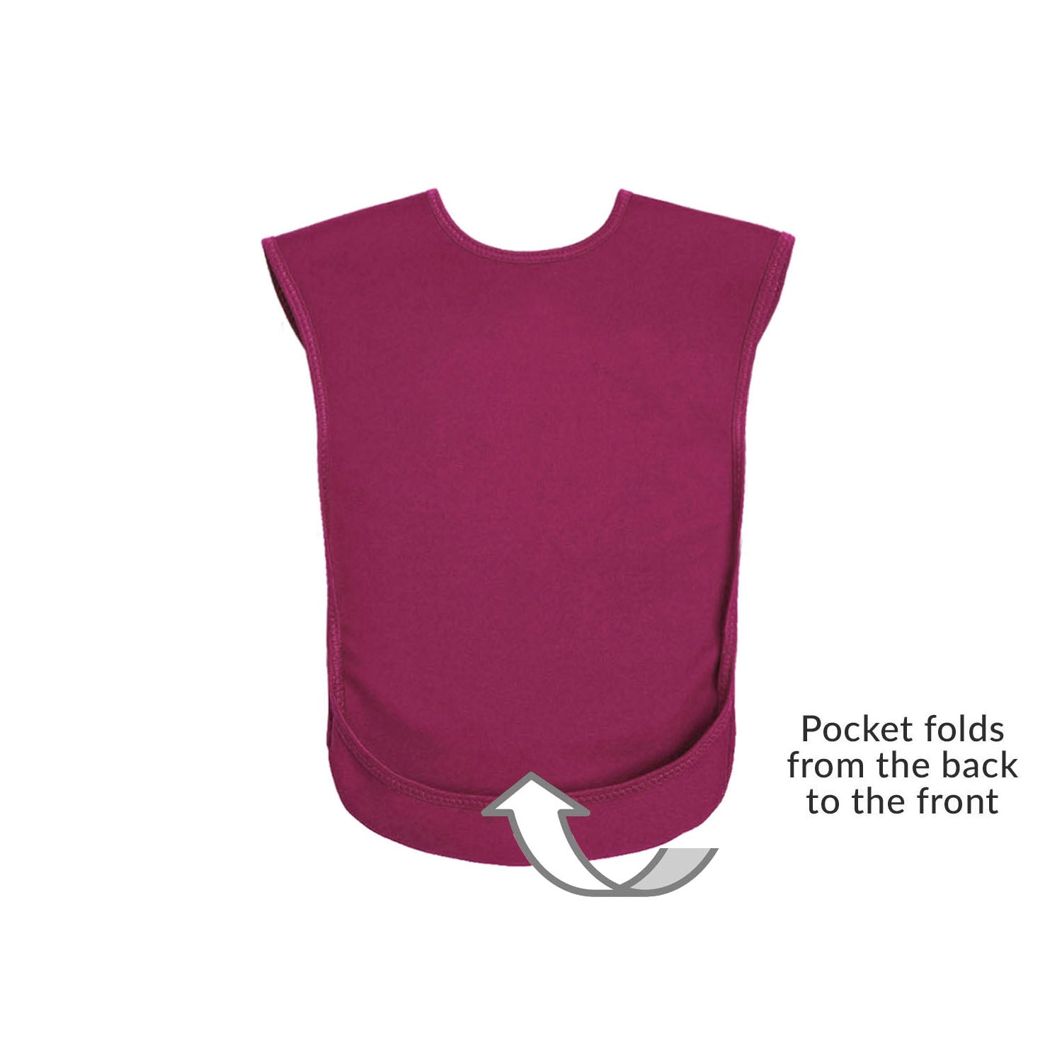 Bibetta Tabard Slab Small Wijnrood Pro80