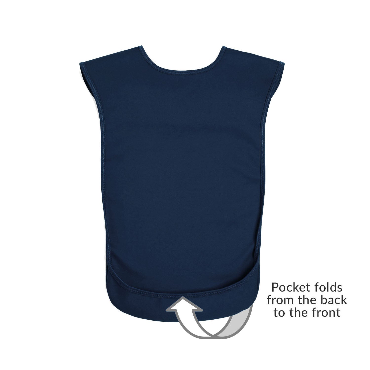 Bibetta Tabard Slab Medium Navy Pro80