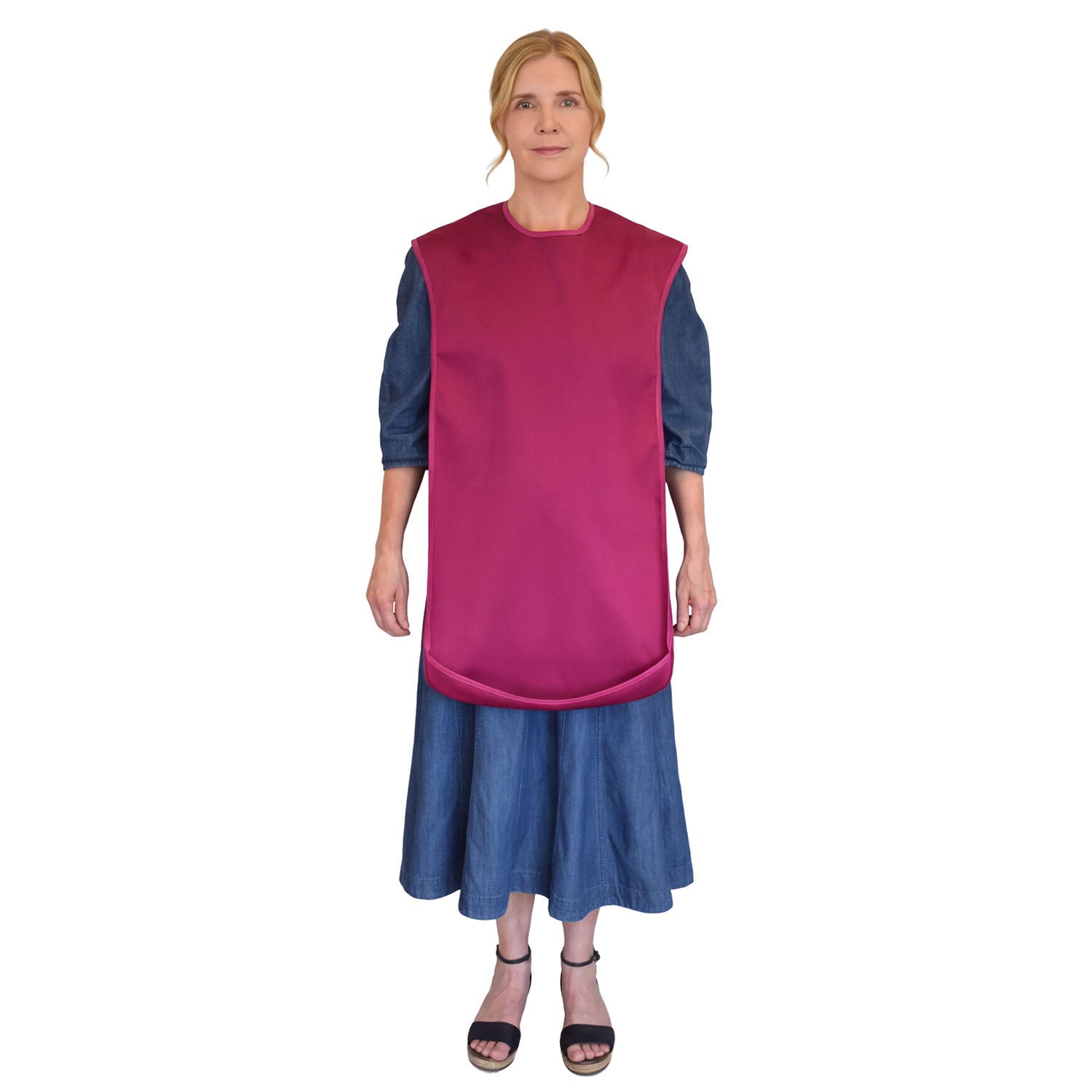 Wasserdichte Latzhose, die Bibetta Tabard Slab Large Wine Red Pro80