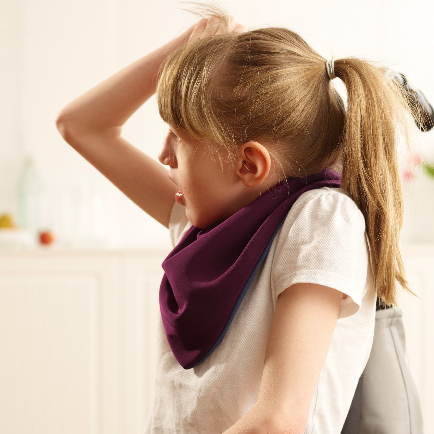 Care Designs Adult Neckerchief bib Aubergine1803b 72dpi