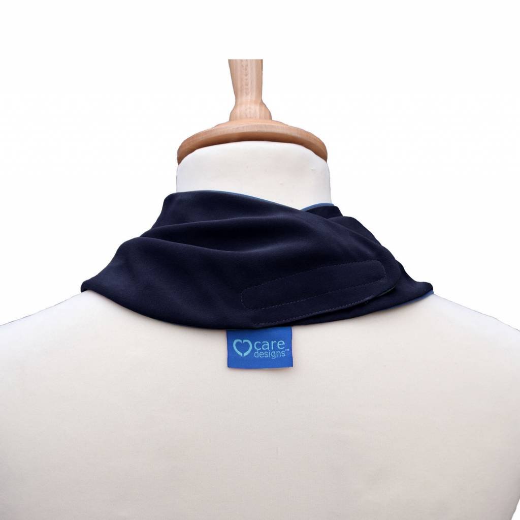 CARE DESIGNS adult Neckerchief bib back Charcoal 72dpi