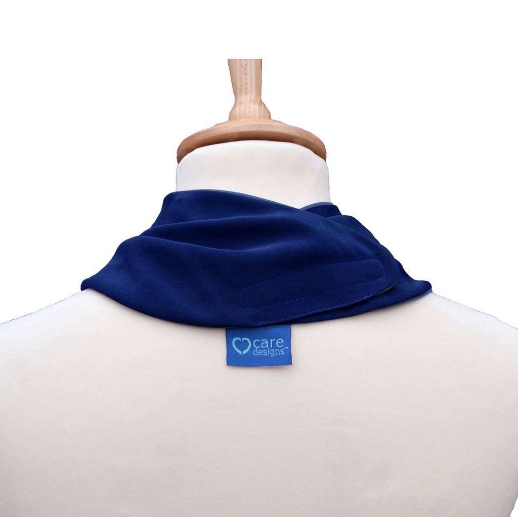 CARE DESIGNS adult Neckerchief bib back Navy 72dpi