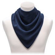 CARE DESIGNS adult neckerchief bib LONG Navy 72dpi