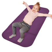 Care Designs JUNIOR Changing Mat- Girl on mat- Aubergine 72dpi
