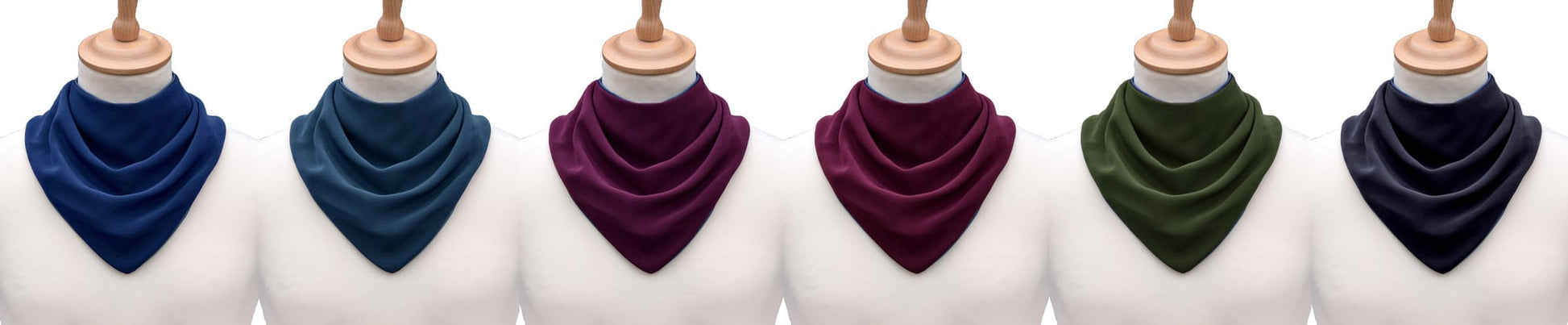 Care Designs Neckerchief range in a row 72dpi
