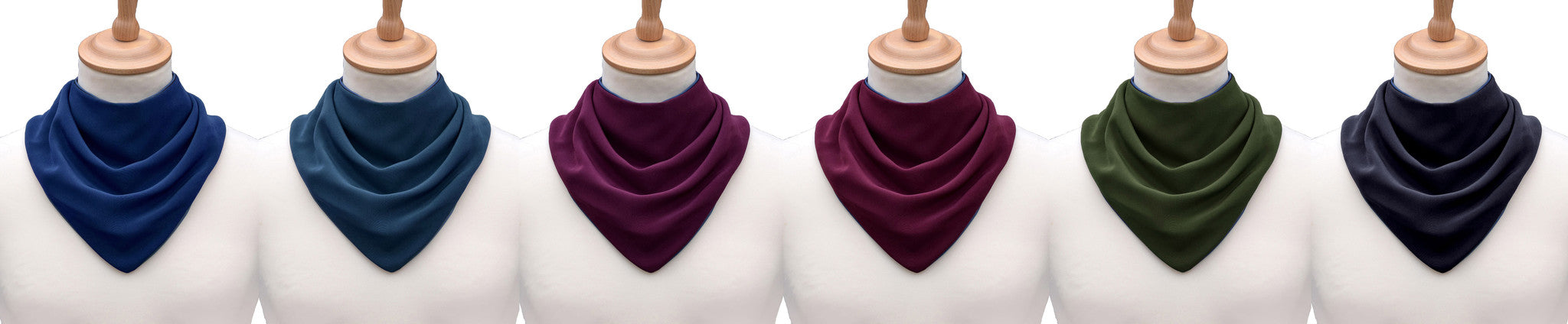 Care Designs Neckerchief range in a row 72dpi