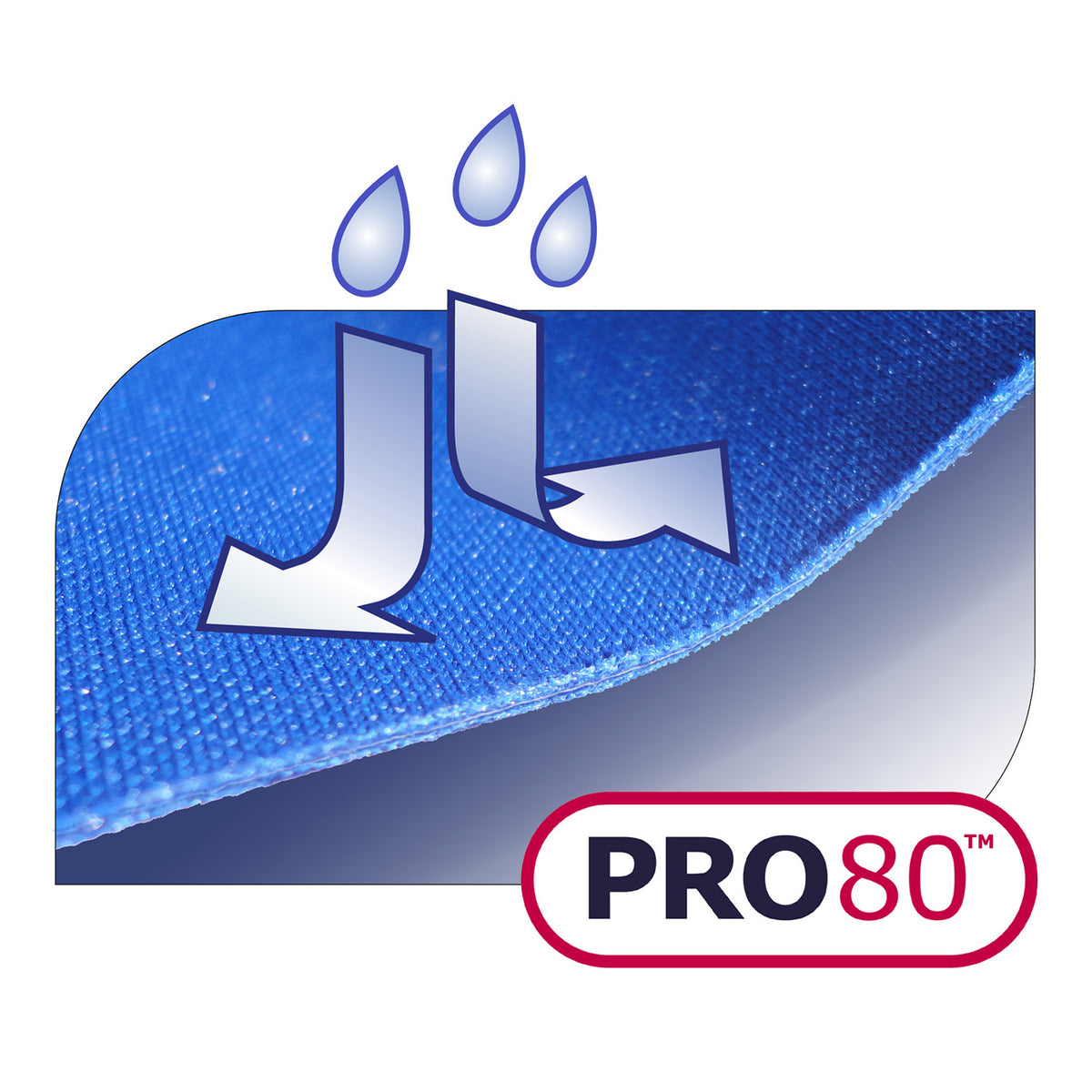Bibetta Tabard Slab Junior Blauw Pro80