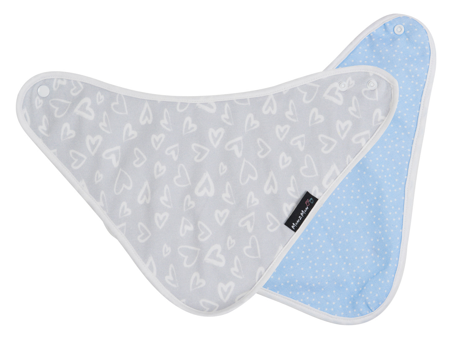 GreyHearts-CornflowerDot-BambooBandanaO