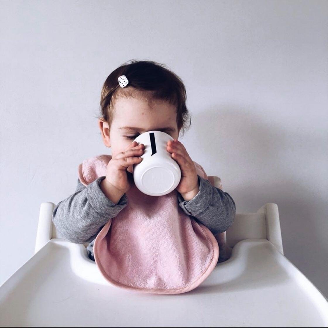 Large bib towel antique pink 05